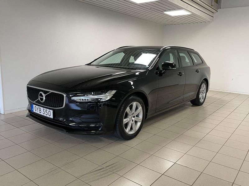 Svart Begagnad 2017 Volvo V90 Business Edition Kombi | 179 000 kr (Marknadspris) - Bild 1/4