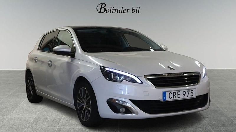 Vit Begagnad 2014 Peugeot 308 Allure Halvkombi | 78 900 kr (Lite dyr) - Bild 1/4