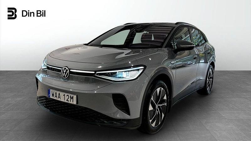 Grå (moonstone grey) Begagnad 2022 VW ID.4 Pro Performance SUV | 349 900 kr (Marknadspris) - Bild 1/4
