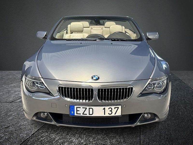 Begagnad BMW 645 Cabriolet 334 HK (245 kW) 2004 Mörkgrå Cab