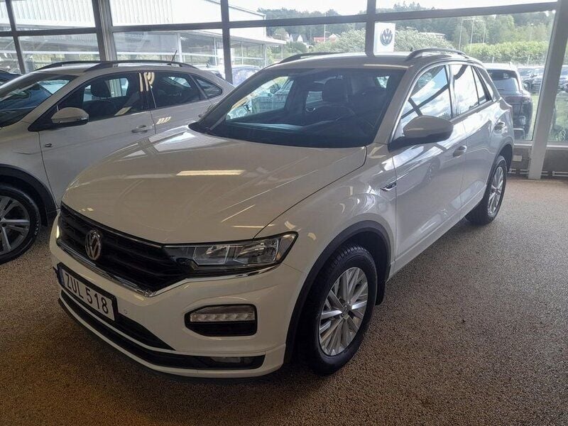 Vit (pure white) Begagnad 2020 VW T-Roc SUV | 194 900 kr (Marknadspris) - Bild 1/4