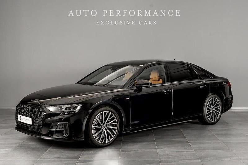 Svart Begagnad 2023 Audi A8L S-Line Sedan | 1 079 900 kr - Bild 1/4