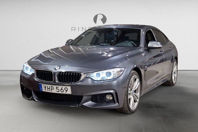 Grå Begagnad 2016 BMW 420 Gran Coupé M Sport Sportkupé | 164 900 kr (Marknadspris) - Bild 1/4