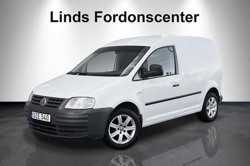 Vit Begagnad 2008 VW Caddy Minibuss | 32 000 kr (Lite dyr) - Bild 1/4