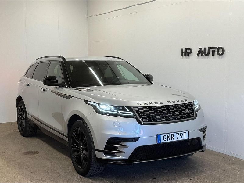 Grå Begagnad 2019 Land Rover Range Rover Velar R-Dynamic SUV | 379 900 kr (Marknadspris) - Bild 1/4