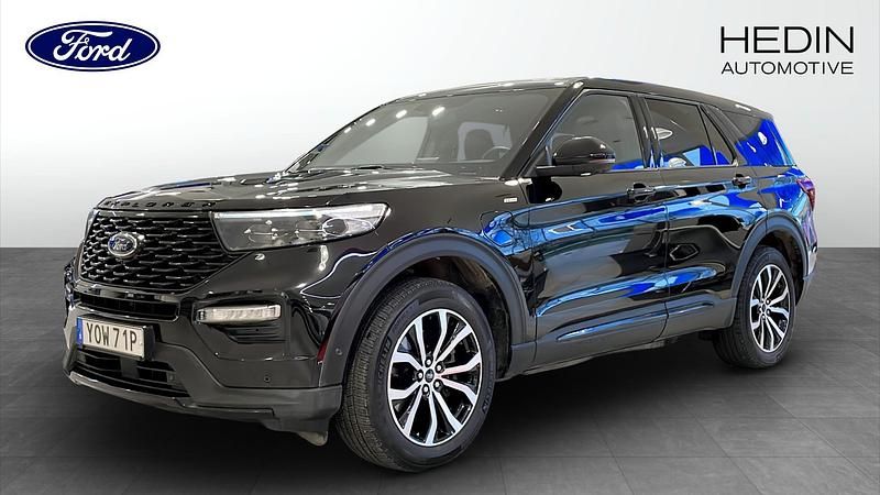 Svart Begagnad 2022 Ford Explorer ST-Line SUV | 549 900 kr (Marknadspris) - Bild 1/4