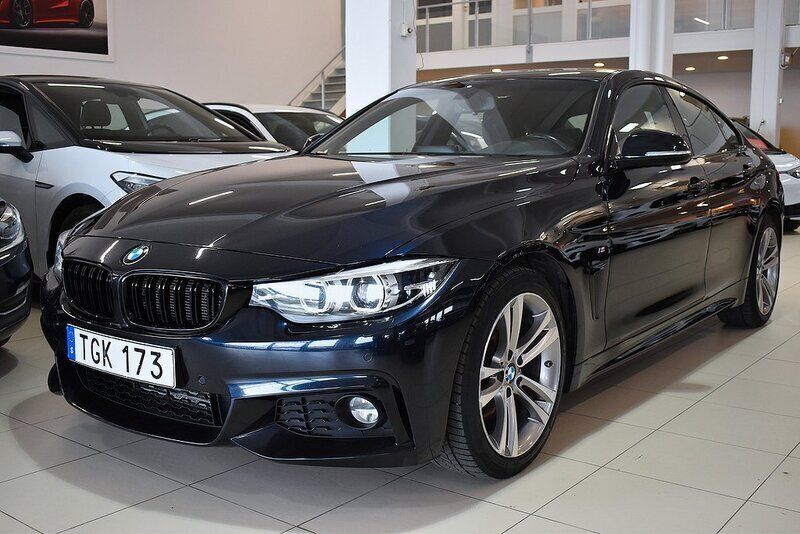 Svart Begagnad 2017 BMW 420 Gran Coupé M Sport Sportkupé | 249 000 kr (Lite dyr) - Bild 1/4