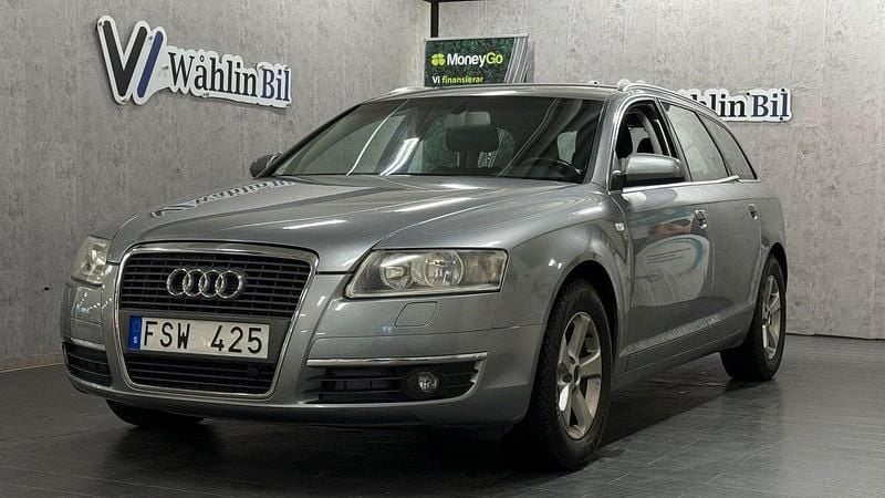 Mörkgrå (grå) Begagnad 2008 Audi A6 Proline Kombi | 49 900 kr (Marknadspris) - Bild 1/4
