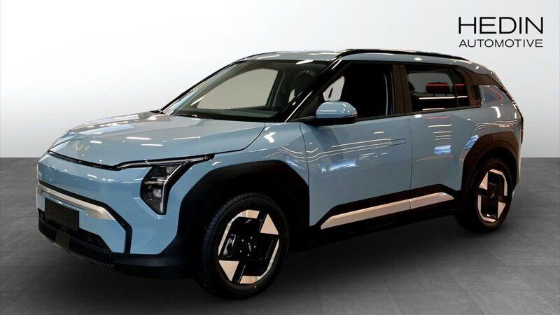 Blå (blue) Ny 2025 Kia EV3 SUV | 428 900 kr (Lite dyr) - Bild 1/4