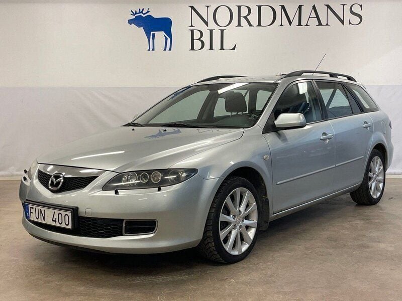 Grå Begagnad 2007 Mazda 6 Inclusive Kombi | 25 000 kr (Marknadspris) - Bild 1/4