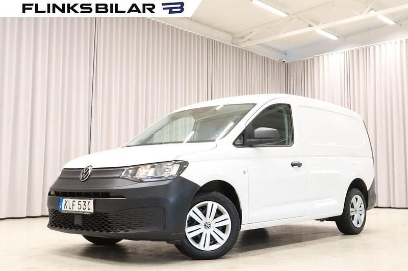 Vit Begagnad 2023 VW Caddy Maxi Minibuss | 279 700 kr (Marknadspris) - Bild 1/4