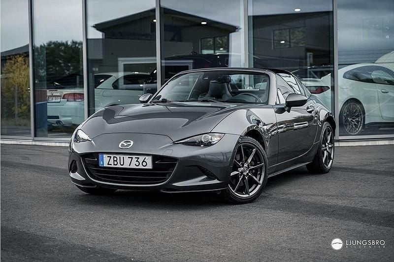 Grå Begagnad 2017 Mazda MX5 Cab | 249 900 kr (Marknadspris) - Bild 1/4