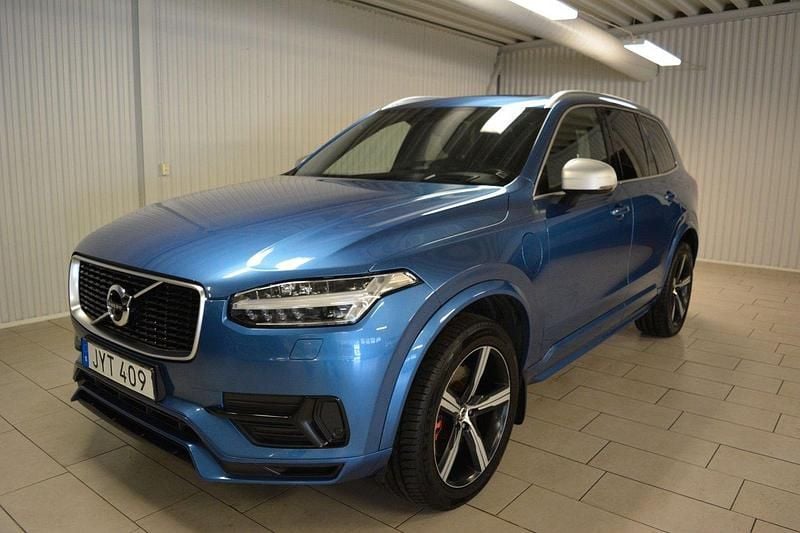 Blå Begagnad 2017 Volvo XC90 R-Design SUV | 339 000 kr (Bra pris) - Bild 1/3