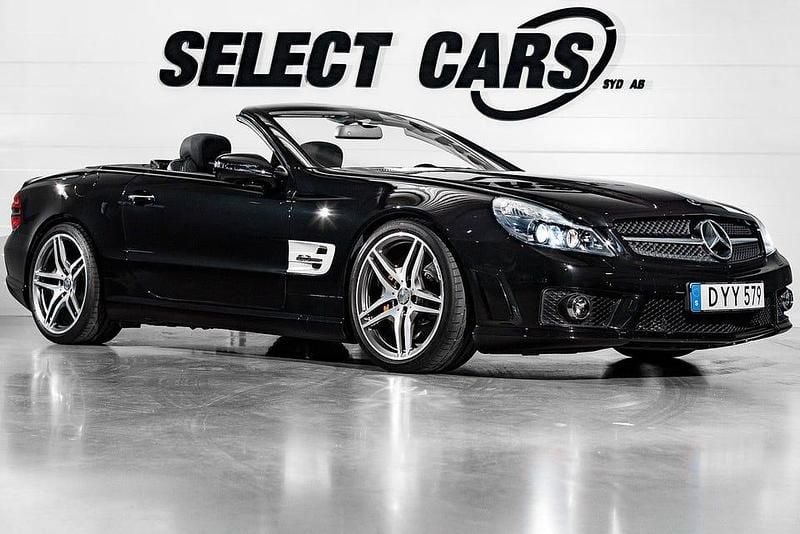 Svart Begagnad 2008 Mercedes SL63 AMG AMG Cab | 599 000 kr - Bild 1/4