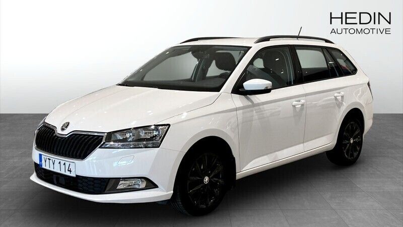 Vit (white) Begagnad 2018 Skoda Fabia Style Kombi | 119 900 kr (Marknadspris) - Bild 1/4