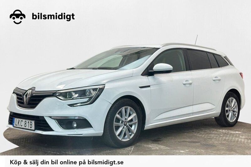 Vit Begagnad 2019 Renault Mégane GrandTour Zen Kombi | 145 900 kr (Marknadspris) - Bild 1/3