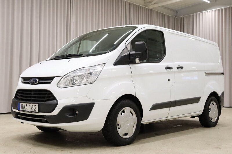 Vit (frozen white) Begagnad 2018 Ford Transit Custom Van | 109 900 kr (Bra pris) - Bild 1/4