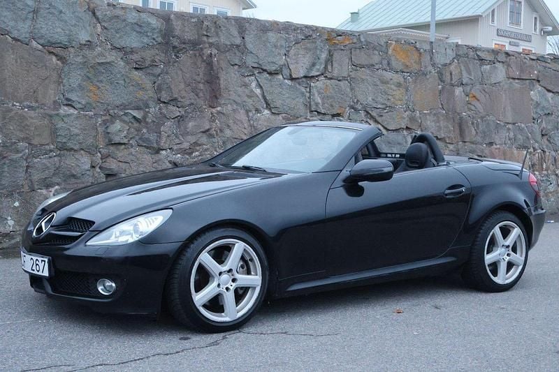 Svart Begagnad 2008 Mercedes SLK280 Cab | 95 000 kr - Bild 1/4