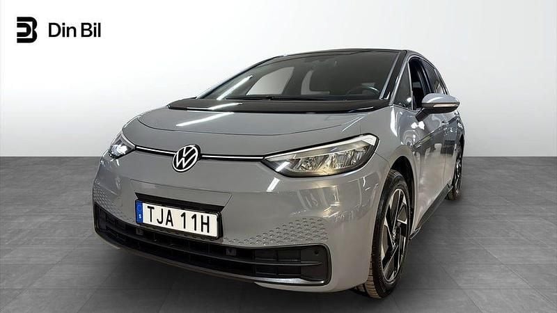 Grå Begagnad 2022 VW ID.3 Pro Halvkombi | 279 900 kr (Marknadspris) - Bild 1/4