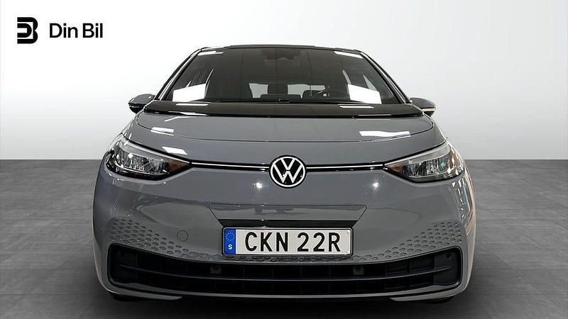 Begagnad VW ID.3 Pro 150 kW (204 HK) 2022 Moonstone grey black Halvkombi