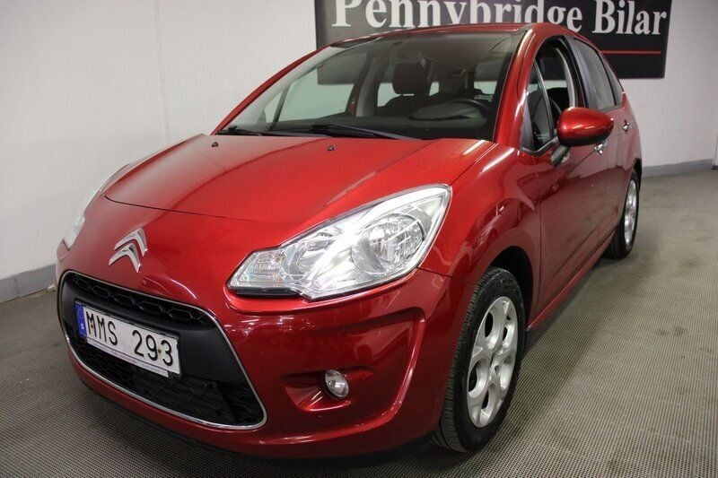 Röd Begagnad 2012 Citroën C3 Halvkombi | 38 000 kr (Bra pris) - Bild 1/4