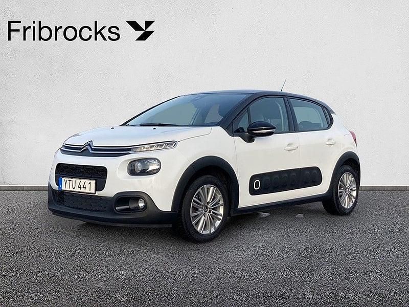 Vit Begagnad 2018 Citroën C3 Halvkombi | 124 900 kr (Marknadspris) - Bild 1/4