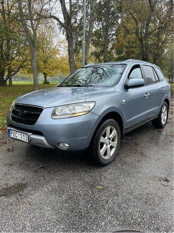 Blå Begagnad 2007 Hyundai Santa Fe SUV | 50 000 kr (Marknadspris) - Bild 1/4