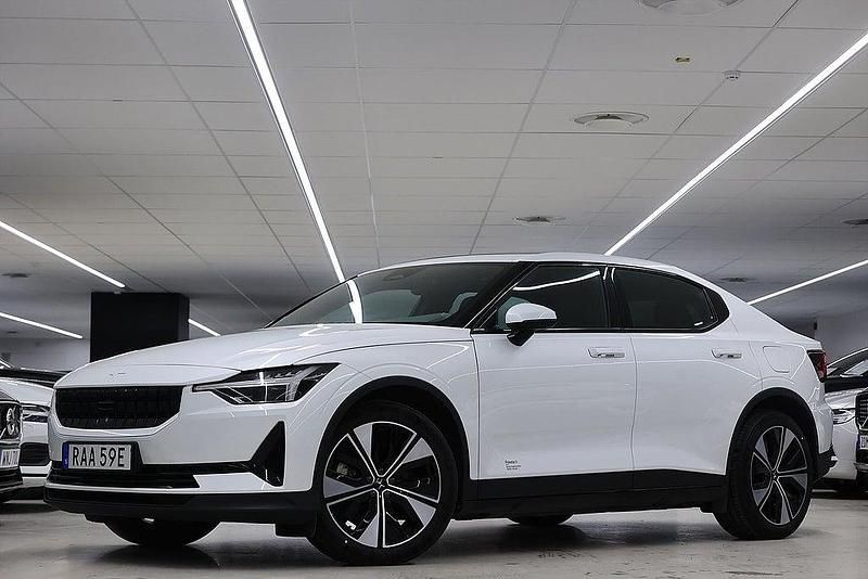 Begagnad Polestar 2 Plus 300 kW (408 HK) 2022 Vit Halvkombi