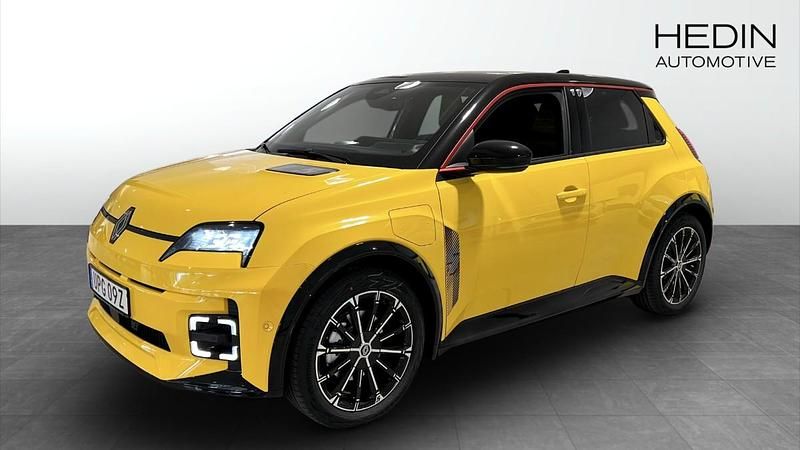 Gul (yellow) Begagnad 2025 Renault R5 Iconic Halvkombi | 384 900 kr - Bild 1/4