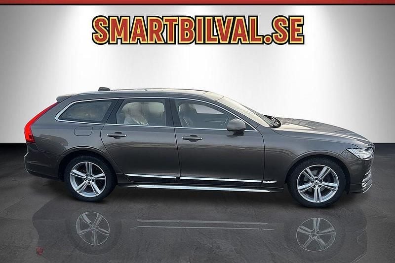 Begagnad Volvo V90 Inscription 190 HK (139 kW) 2017 Brunmetallic Kombi