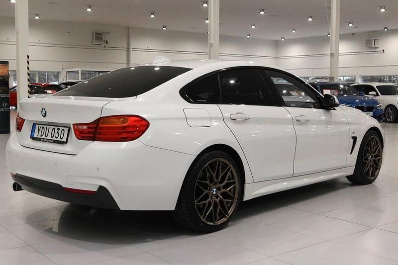 Begagnad BMW 418 Gran Coupé M Sport 150 HK (110 kW) 2016 Vit Sportkupé