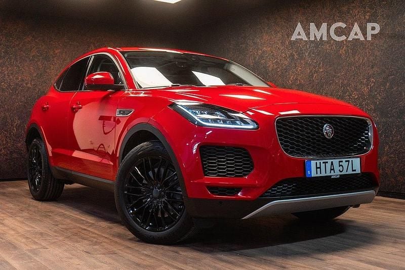 Röd Begagnad 2019 Jaguar E-Pace SUV | 229 500 kr (Marknadspris) - Bild 1/4