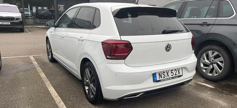 Begagnad VW Polo R-line 95 HK (69 kW) 2020 Pure white Halvkombi