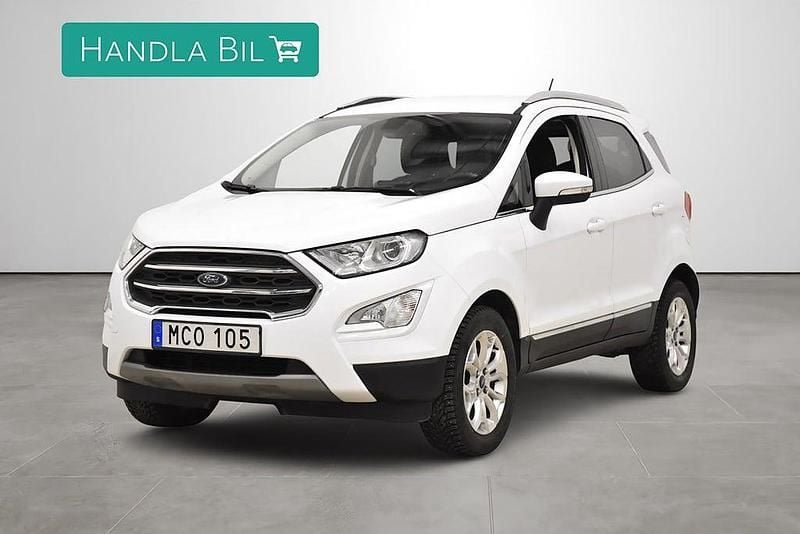 Vit Begagnad 2018 Ford Ecosport Titanium SUV | 144 700 kr (Marknadspris) - Bild 1/4