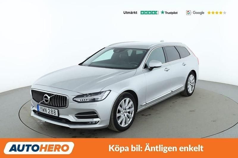 Silver Begagnad 2017 Volvo V90 Inscription Kombi | 237 000 kr (Lite dyr) - Bild 1/4