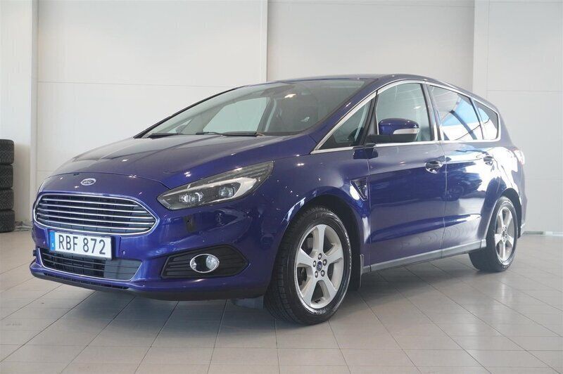 Begagnad Ford S-MAX Titanium 150 HK (110 kW) 2015 Blå/lila Minibuss