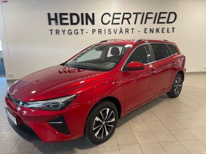 Röd Begagnad 2022 MG MG5 EV Comfort Kombi | 224 900 kr (Bra pris) - Bild 1/4