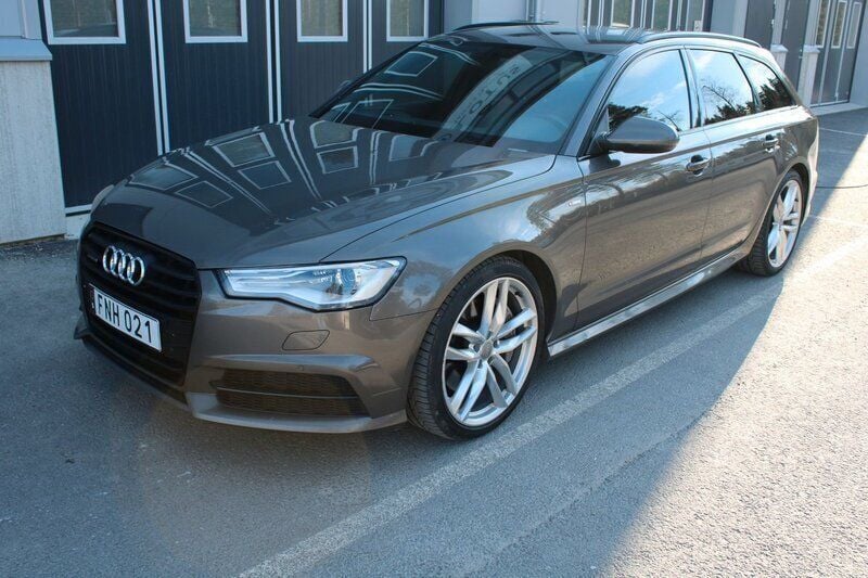 Grå Begagnad 2015 Audi A6 S-Line Kombi | 239 900 kr (Marknadspris) - Bild 1/4