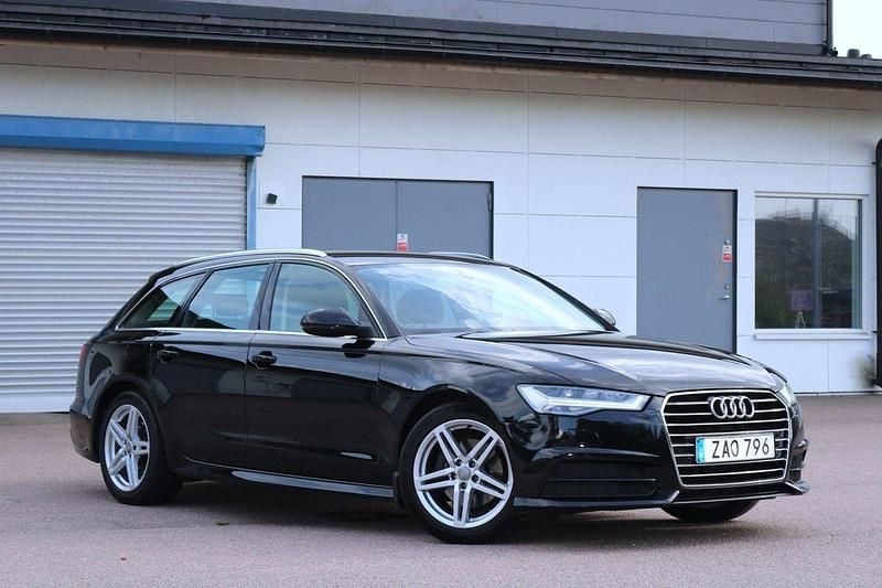 Svart Begagnad 2017 Audi A6 Ambition Kombi | 189 900 kr (Marknadspris) - Bild 1/4