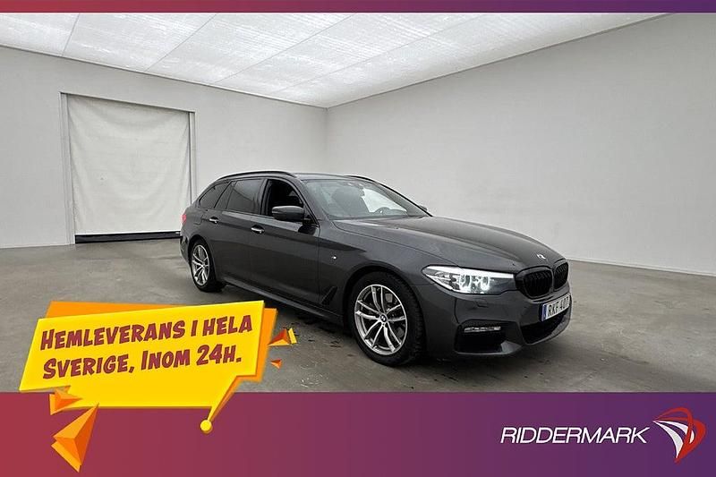 Grå Begagnad 2017 BMW 520 M Sport Kombi | 269 800 kr (Lite dyr) - Bild 1/3