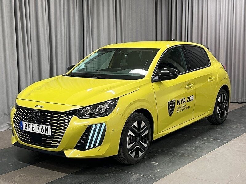 Gul Begagnad 2024 Peugeot 208 Allure Halvkombi | 279 900 kr - Bild 1/4
