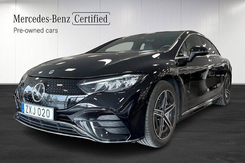 Svart Begagnad 2023 Mercedes EQE350 AMG line Sedan | 599 000 kr (Marknadspris) - Bild 1/4