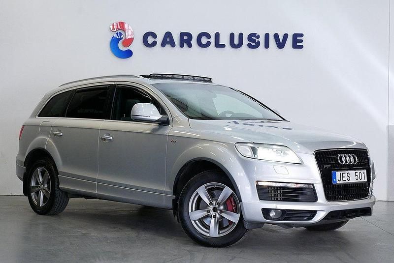 Silver Begagnad 2008 Audi Q7 S-Line SUV | 89 900 kr (Lite dyr) - Bild 1/4