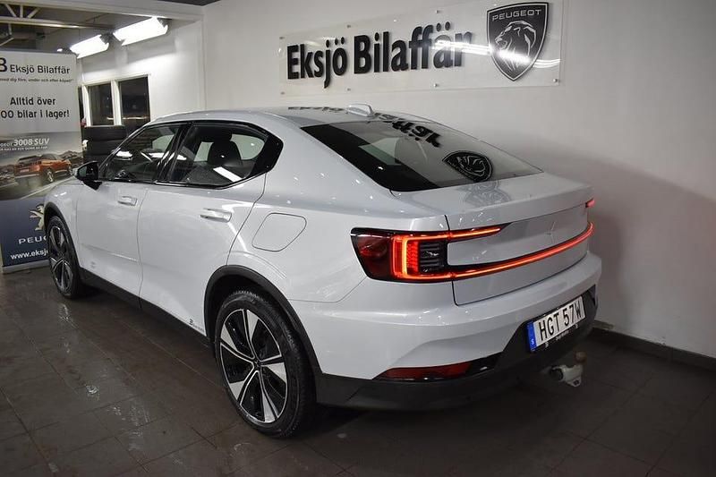 Begagnad Polestar 2 Long Range Dual motor 300 kW (408 HK) 2023 Silver Halvkombi