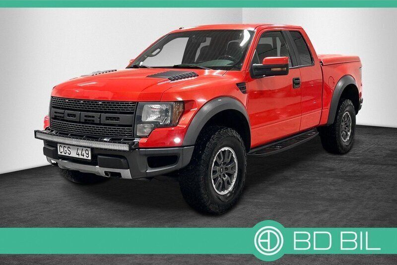 Mörkgrå (orangemetallic) Begagnad 2010 Ford F-150 Raptor Pickup | 299 900 kr - Bild 1/3
