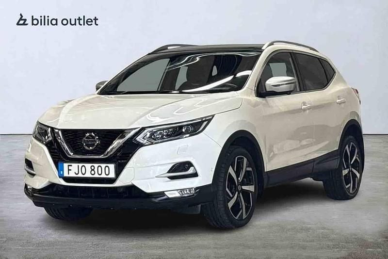 Vit Begagnad 2019 Nissan Qashqai SUV | 184 900 kr (Marknadspris) - Bild 1/1