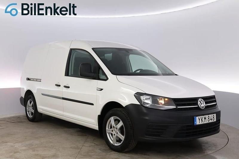 Vit Begagnad 2017 VW Caddy Maxi Minibuss | 159 900 kr (Marknadspris) - Bild 1/4