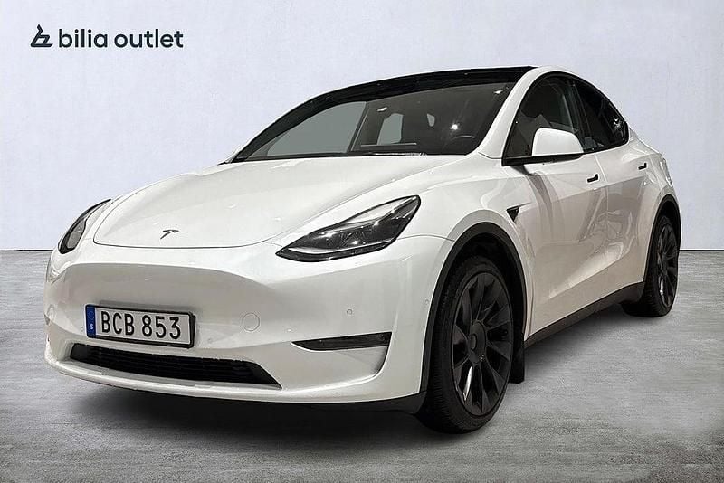 Begagnad Tesla Model Y Long Range AWD 378 kW (514 HK) 2021 Vit SUV