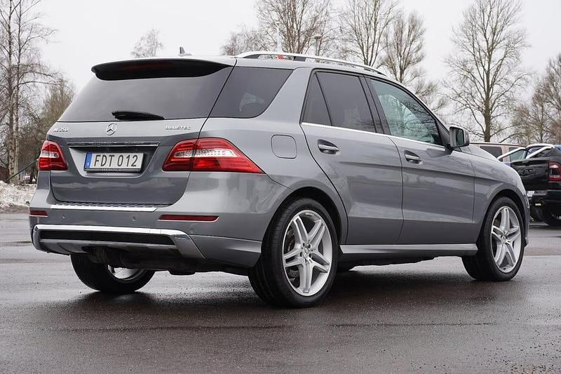 Begagnad Mercedes ML350 AMG 258 HK (189 kW) 2013 Palladium silvermetallic SUV