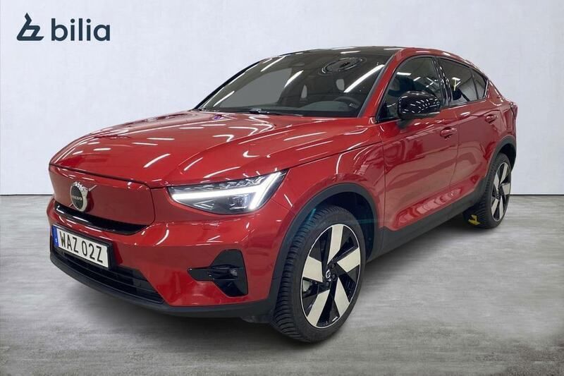 Röd Begagnad 2023 Volvo EC40 Ultimate SUV | 479 900 kr (Marknadspris) - Bild 1/3